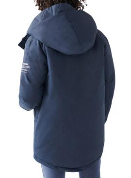 Chaqueta Ecoalf Ice Impermeable para Niño Marina