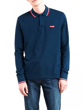 Polo Levis Patch Azul Hombre