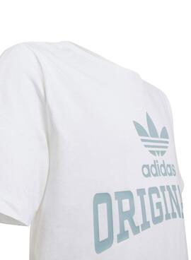 Camiseta Adidas Graphic para Niña Blanca