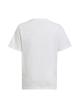 Camiseta Adidas Graphic para Niña Blanca