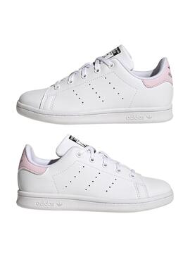 Zapatillas Adidas Stan Smith Niña y Niño Blanca