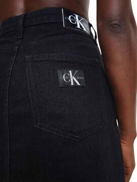 Falda Calvin Klein High Rise para Mujer Negra