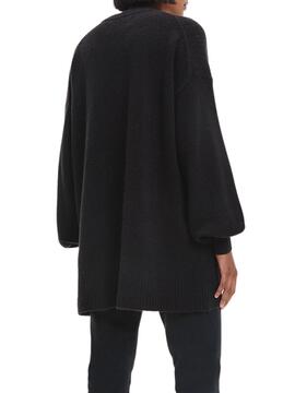 Jersey Calvin Klein Chenilla Suave Mujer Negro