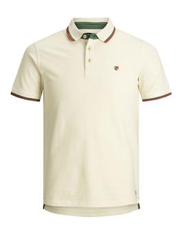 Polo Jack and Jones Paulos Beige Hombre