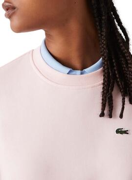 Sudadera Lacoste Clásica para Mujer Rosa