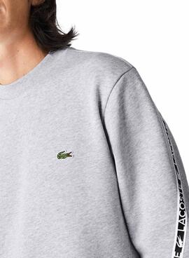 Sudadera Lacoste Classic Fit para Mujer Gris