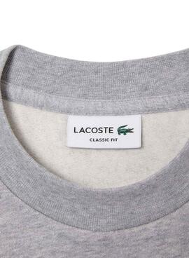 Sudadera Lacoste Classic Fit para Mujer Gris