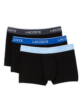 Pack 3 Boxer Lacoste para Hombre Negros