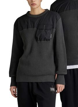 Jersey G-Star Army Knit para Hombre Gris