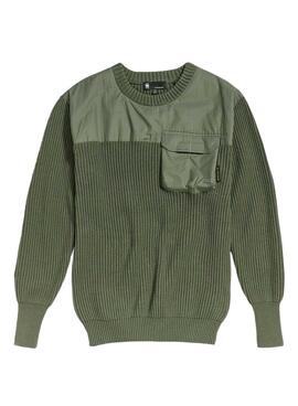 Jersey G-Star Army Knit para Hombre Verde