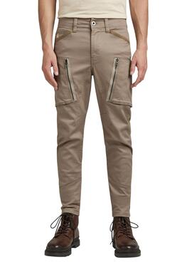 Pantalón G-Star Cargo Zip Pocket Hombre Tostado