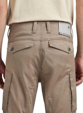 Pantalón G-Star Cargo Zip Pocket Hombre Tostado