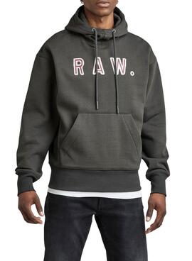 Sudadera G-Star Vulcanic Raw para Hombre Gris