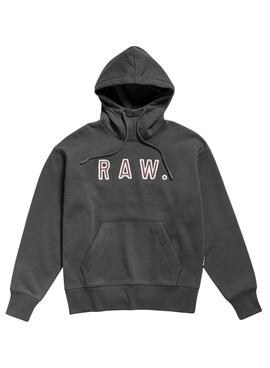 Sudadera G-Star Vulcanic Raw para Hombre Gris