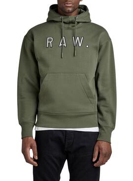 Sudadera G-Star Vulcanic Raw para Hombre Verde