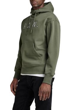 Sudadera G-Star Vulcanic Raw para Hombre Verde