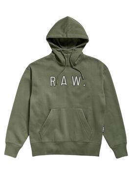 Sudadera G-Star Vulcanic Raw para Hombre Verde