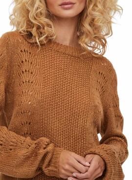 Jersey Vila Vichai Punto para Mujer Camel