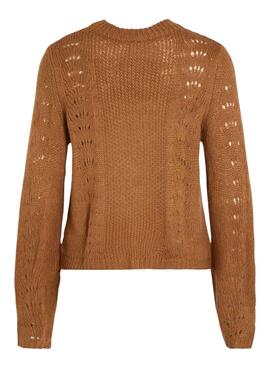 Jersey Vila Vichai Punto para Mujer Camel
