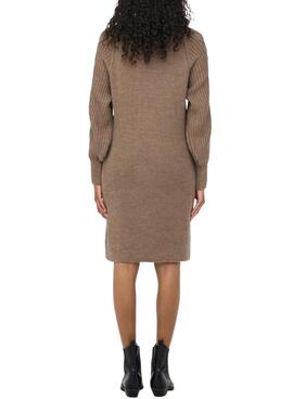 Vestido Only Leise Freya Jersey para Mujer Tostado
