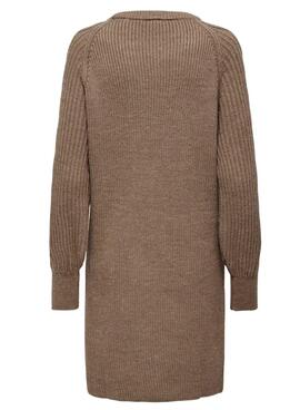 Vestido Only Leise Freya Jersey para Mujer Tostado