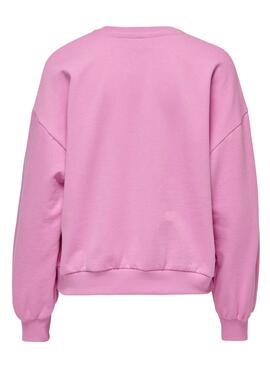 Sudadera Only Mindie Relaxed para Mujer Blanca