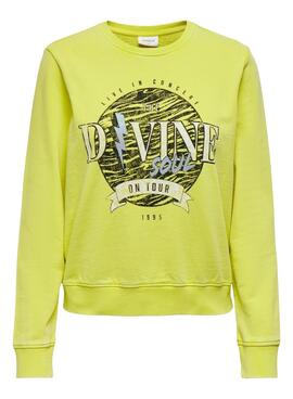 Sudadera Only Lucinda Divine para Mujer Amarilla