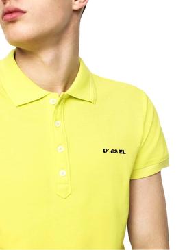 Polo Diesel T-Heal Amarillo Hombre