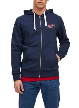 Sudadera Jack And Jones Stamp Capucha Hombre