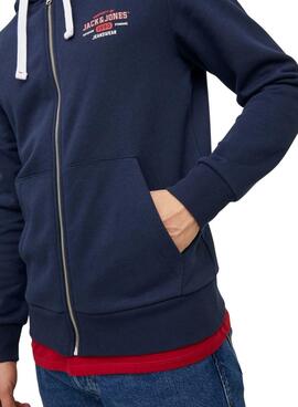 Sudadera Jack And Jones Stamp Capucha Hombre