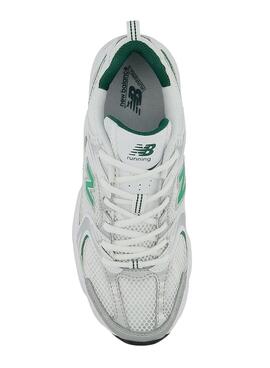 Zapatillas New Balance 530 Blanco y Verde Hombre