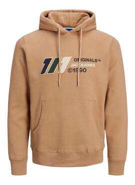 Sudadera Jack And Jones Slope para Hombre Camel