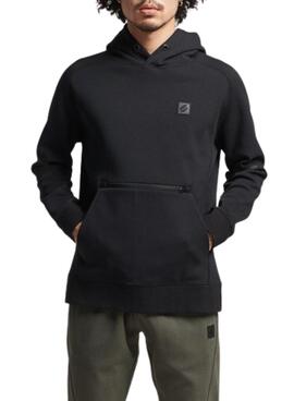 Sudadera Superdry Code Tech Capucha Hombre Negra