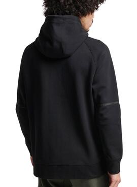 Sudadera Superdry Code Tech Capucha Hombre Negra