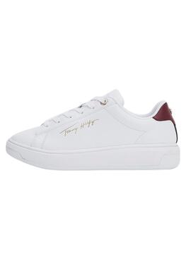 Zapatillas Tommy Hilfiger Signature Mujer Blancas