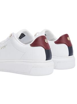 Zapatillas Tommy Hilfiger Signature Mujer Blancas