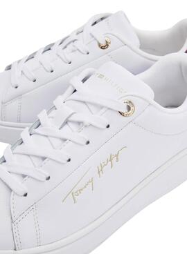 Zapatillas Tommy Hilfiger Signature Mujer Blancas