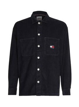 Sobrecamisa Tommy Jeans Cord Pana Hombre Marina