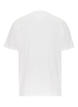 Camiseta Tommy Jeans Essential Serif Hombre Blanca