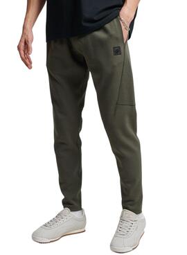 Pantalón Superdry Jogger Técnico Hombre Verde