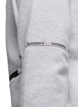 Sudadera Superdry Code Tech Capucha Hombre Gris