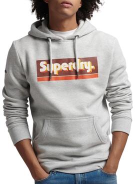 Sudadera Superdry Trade Tab para Hombre Gris