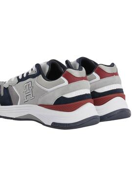 Zapatillas Tommy HIlfiger Monogram TH Hombre Gris