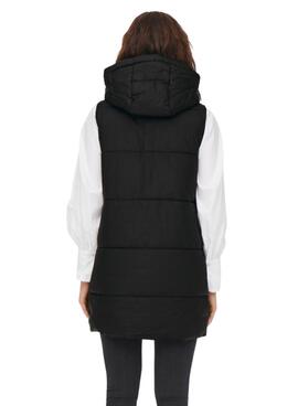 Chaleco Only Asta Puffer para Mujer Negro