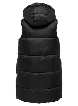 Chaleco Only Asta Puffer para Mujer Negro