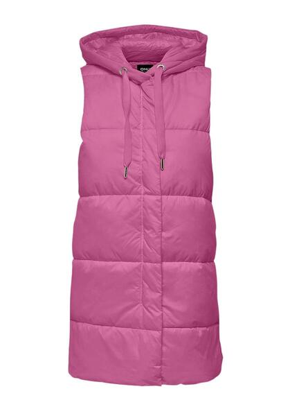 Chaleco Only Asta Puffer Rosa Para Mujer