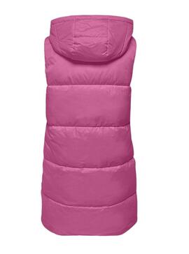 Chaleco Only Asta Puffer Rosa Para Mujer