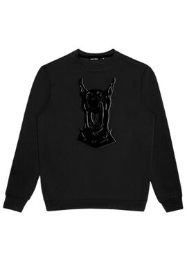Sudadera Antony Morato Doberman para Hombre Negra