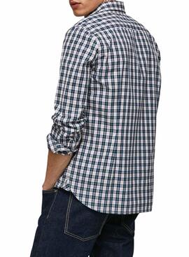 Camisa Pepe Jeans Ferguson Cuadros Hombre Marina