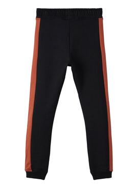 Pantalón Name It Monskol Bandas Para Niño Negro
